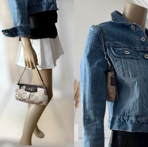 NWT Coach Beige And Brown Bag